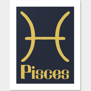 Pisces Zodiac Posters and Art